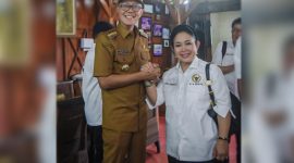 Pertemuan Wali Kota Sukabumi Ayep Zaki bersama Ketua Komisi IV DPR RI, Titiek Soeharto, pada Selasa (20/5).