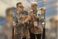 Wali Kota Sukabumi Ayep Zaki saat bertemu dengan Wamendagri Bima Arya.