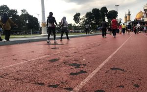 Suasana Lapang Merdeka Kota Sukabumi, pada Selasa (20/5). Foto: Nuria Ariawan.