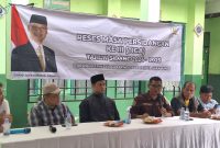 Anggota Komisi I DPRD Kota Sukabumi Fraksi Partai Golkar, Suhud Jaya Kusuma, saat memberikan sambutan dalam reses masa persidangan ke III tahun sidang 2024-2025. Foto: Istimewa.
