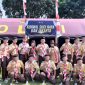 Kepala Lapas Kelas IIB Sukabumi, Budi Hardiono, menghadiri Perkemahan Satya Dharma Bhakti Pemasyarakatan yang digelar Ditjenpas di Cibinong, pada Senin (23/6). Foto: Istimewa.