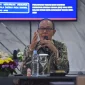 Wali Kota Sukabumi, Ayep Zaki, saat memberikan sambutan dalam bimtek pelaporan inovasi daerah yang dilaksanakan di Bappeda, pada Kamis (24/7). Foto: Humas Pemkot Sukabumi.