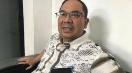 Kepala Dinas Perhubungan Kota Sukabumi, Iskandar Ifhan, saat diwawancarai. Foto: Nuria Ariawan