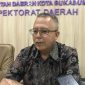Inspektur Daerah Kota Sukabumi, Yudi Yustiawan, saat diwawancarai. Foto: Nuria Ariawan.