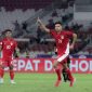 Selebrasi penyerang Timnas Indonesia U-23, Jens Raven. Foto: Istimewa.