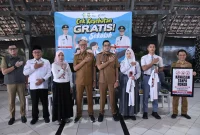 Wali Kota Sukabumi, Ayep Zaki, secara resmi meluncurkan program PKG untuk anak sekolah, pada Senin (4/8). Foto: Humas Pemkot Sukabumi.