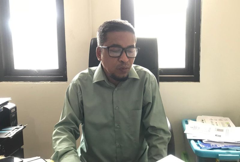 Kepala Bidang Tata Bangunan, Jasa Konstruksi, dan Pertamanan DPUTR Kota Sukabumi, Muhammad Sahid. Foto: Nuria Ariawan.