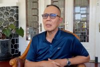 Wali Kota Sukabumi, Ayep Zaki, saat diwawancarai. Foto: Nuria Ariawan.