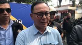 Kepala DPUTR Kota Sukabumi, Sony Hermanto, saat diwawancarai. Foto: Nuria Ariawan/Boy.