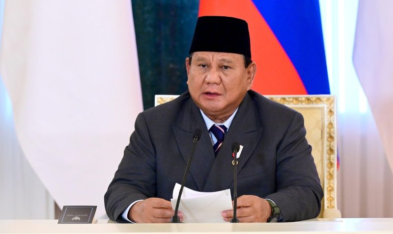 Presiden RI Prabowo Subianto. Foto: Sekretariat Negara.