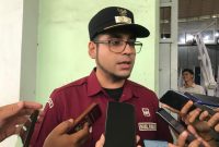 Wakil Wali Kota Sukabumi, Bobby Maulana, saat diwawancarai. Foto: Boy.