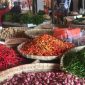 Harga cabai yang dijual di Pasar Kota Sukabumi. Foto: Boy