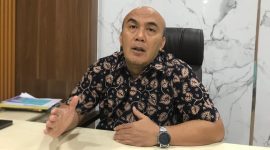 Kepala Disporapar Kota Sukabumi, Rahmat Iskandar, saat diwawancarai. Foto: Boy.