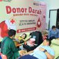 Direktur Manajemen SDM, Umum dan Manajemen Risiko PT Jamkrindo saat mengikuti kegiatan donor darah di Gedung Jamkrindo  Jumat 8 Agustus 2025. 