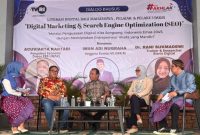 Iman Adinugraha dorong mahasiswa dan pelaku UMKM kuasai teknologi digital sebagai langkah strategis menuju Indonesia Emas 2045 melalui literasi dan inovasi.