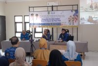 Wali Kota Sukabumi, Ayep Zaki, saat memberikan sambutan dalam kegiatan pemberian penghargaan prestasi tingkat Jawa Barat tahun 2025 dan pembukaan pencegahan dan penanganan tindak kekerasan disekolah serta pendampingan anak berhadapan dengan hukum.