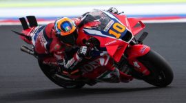 Luca Marini menjadi pembalap tercepat di sesi FP2 MotoGP Malaysia 2025. Foto: Istimewa.