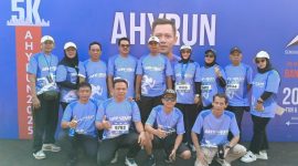 Anggota DPR RI dari Dapil IV Sukabumi, beserta jajarannya usai mengikuti AHY RUN 2025.