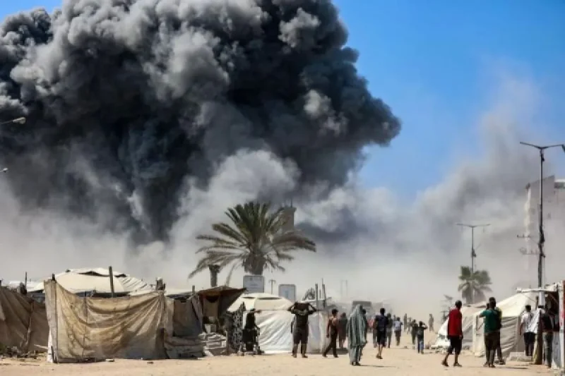 Gaza di Bombardir Israel. 
Foto: Istimewa 