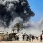 Gaza di Bombardir Israel. 
Foto: Istimewa 