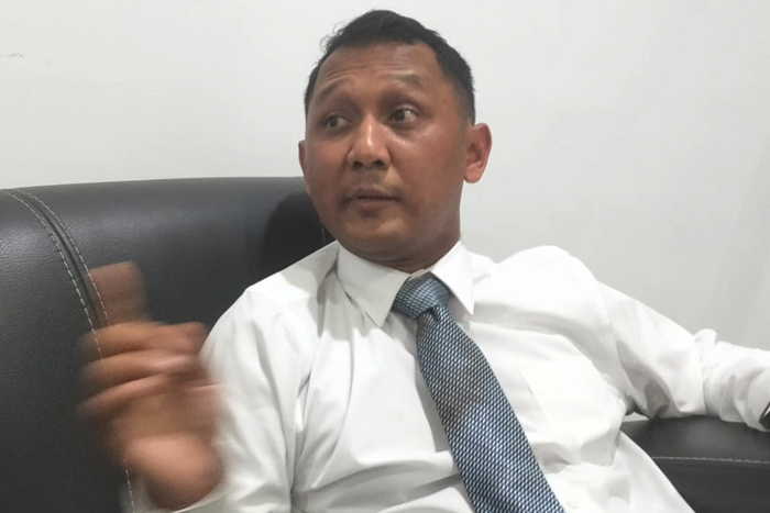 Direktur Utama BPR Kota Sukabumi, Sutrisno Priyosuryono, dalam wawancara perdananya bersama sejumlah media, Rabu (8/9).
