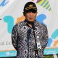 Dirut RSUD R. Syamsudin SH Yanyan Rusyandi saat memimpin apel pagi, belum lama ini. 