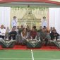 Bupati Sukabumi Asep Japar saat menghadiri kegiatan Sinergitas Kewilayahan Tahun 2025 yang digelar di GOR Surade, Selasa (25/11/2025)