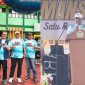Anggota DPR RI Iman Adinugraha saat menghadiri Milad SMAN 1 Palabuhanratu.