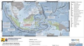 Segmen Megathrust di Indonesia. 
Foto: Dok. BRIN.
