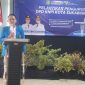 Ketua DPD KNPI Kota Sukabumi periode 2025-2028, Tantan Sutandi, saat memberikan sambutan dalam Musda ke-XVI yang digelar di salah satu hotel di Jalan Bhayangkara, pada Sabtu (13/12). Foto: Istimewa.
