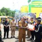 Dinas PU Kabupaten Sukabumi peringati hari bakti PU dengan menggelar aksi sosial.