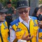 Wali Kota Sukabumi, H. Ayep Zaki, didampingi Wakil Wali Kota, Bobby Maulana, dan Kepala DPUTR, Sony Hermanto, saat diwawancarai awak media, pada Rabu (3/12). Foto: Boy.