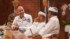 Wali Kota Sukabumi, H. Ayep Zaki, menghadiri rakor pembahasan kuota haji dan umrah yang berlangsung di Kampung Pakuan, Subang, pada Rabu (3/12). Foto: Humas Pemkot Sukabumi.