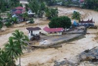 Banjir bandang Aceh. 
Foto: Istimewa 