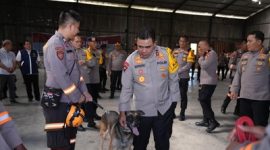 Anjing pelacak dengan kemampuan deteksi tinggi ini diharapkan mampu menjangkau area-area sulit yang tertutup lumpur tebal atau mengibaskan banjir Sumut. Foto: Istimewa.
