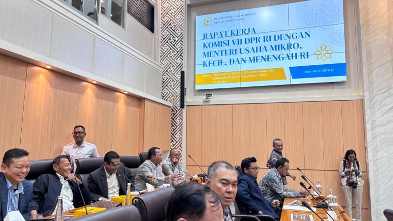 Komisi VII DPR RI bersama Menteri UMKM menggelar rapat kerja di Gedung DPR RI Jakarta.