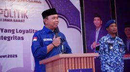Ketua DPC Partai Demokrat Kabupaten Sukabumi, Iman Adinugraha.