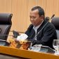 Anggota Komisi VII DPR RI dari Fraksi Partai Demokrat, Iman Adinugraha saat rapat kerja bersama Kemenperin RI.