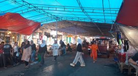 Kondisi Pasar Marema di Jalan Kapten Harun Kabir Kota Sukabumi, pada Senin (23/2). Foto: Nuria Ariawan.