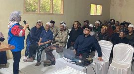 DMCG saat menggelar sosialisasi rencana pengembangan Wilayah Kerja Panas Bumi (WKP) Cisolok–Cisukarame 
