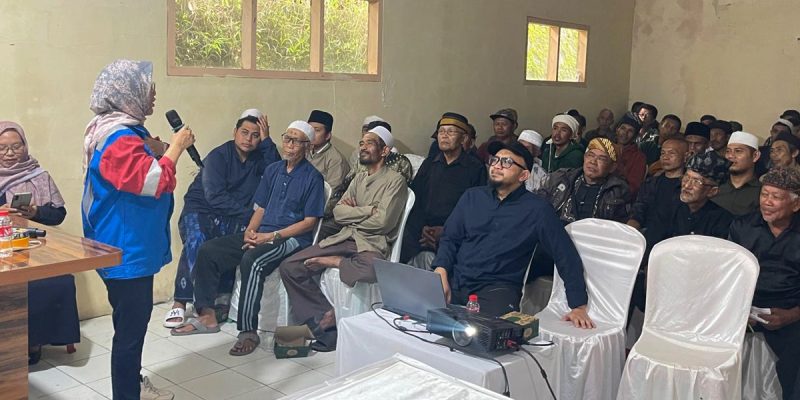 DMCG saat menggelar sosialisasi rencana pengembangan Wilayah Kerja Panas Bumi (WKP) Cisolok–Cisukarame 
