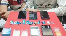 Sejumlah barang bukti yang berhasil diungkap Satnarkoba Polres Sukabumi Kota belum lama ini. Foto: Istimewa.