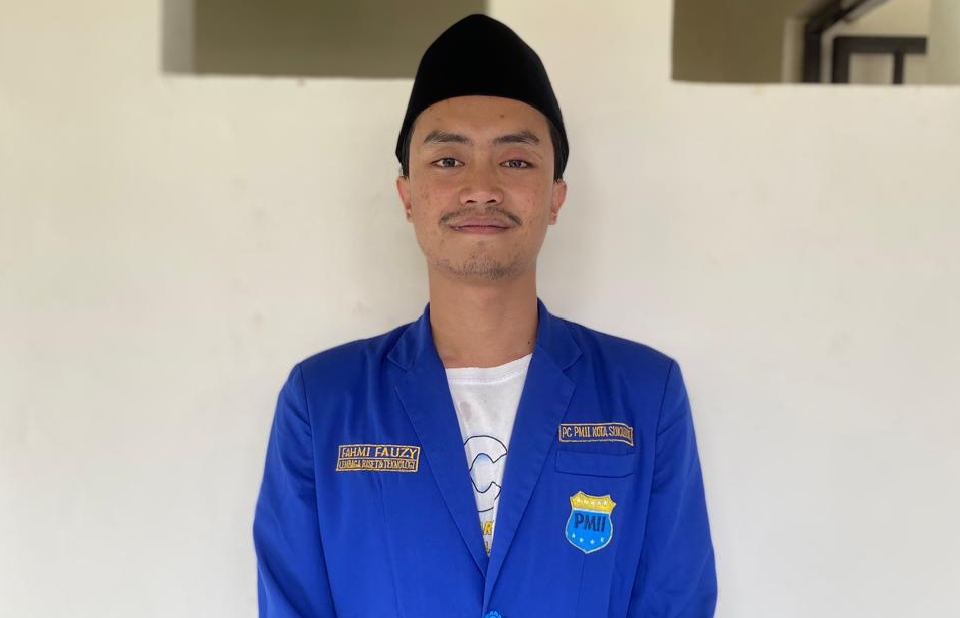 Ketua PC PMII Kota Sukabumi, Fahmi Fauzi. Foto: Istimewa