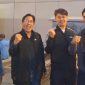 Tangkapan layar tiga pemuda asal Sukabumi yang yang didampingi oleh perwakilan P3MI kini telah tiba di Kuwait untuk memulai karier profesional mereka. Foto: Istimewa