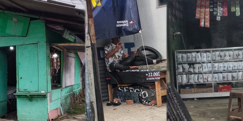 Toko yang masih bebas beroperasi mengedarkan obat keras golongan G jenis Tramadol dan Hexymer di Jalan Letkol Edie Soekardi, Kecamatan Warudoyong dan Baros. Foto: Istimewa