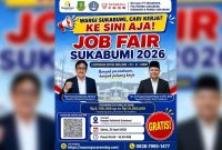 Leaflets Job Fair Sukabumi 2026. Foto: Istimewa