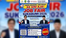 Leaflets Job Fair Sukabumi 2026. Foto: Istimewa