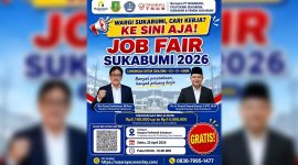 Leaflets Job Fair Sukabumi 2026. Foto: Istimewa
