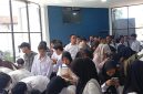 Ribuan pencaker antusias mengikuti kegiatan Job Fair yang digelar di Kampus Politeknik Sukabumi, Jalan Babakan Sirna, Kelurahan Benteng, Kecamatan Warudoyong, Sabtu (25/4). Foto: Boy