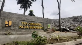 TPA Cikundul, di Kecamatan Lembursitu, Kota Sukabumi. Foto: Istimewa